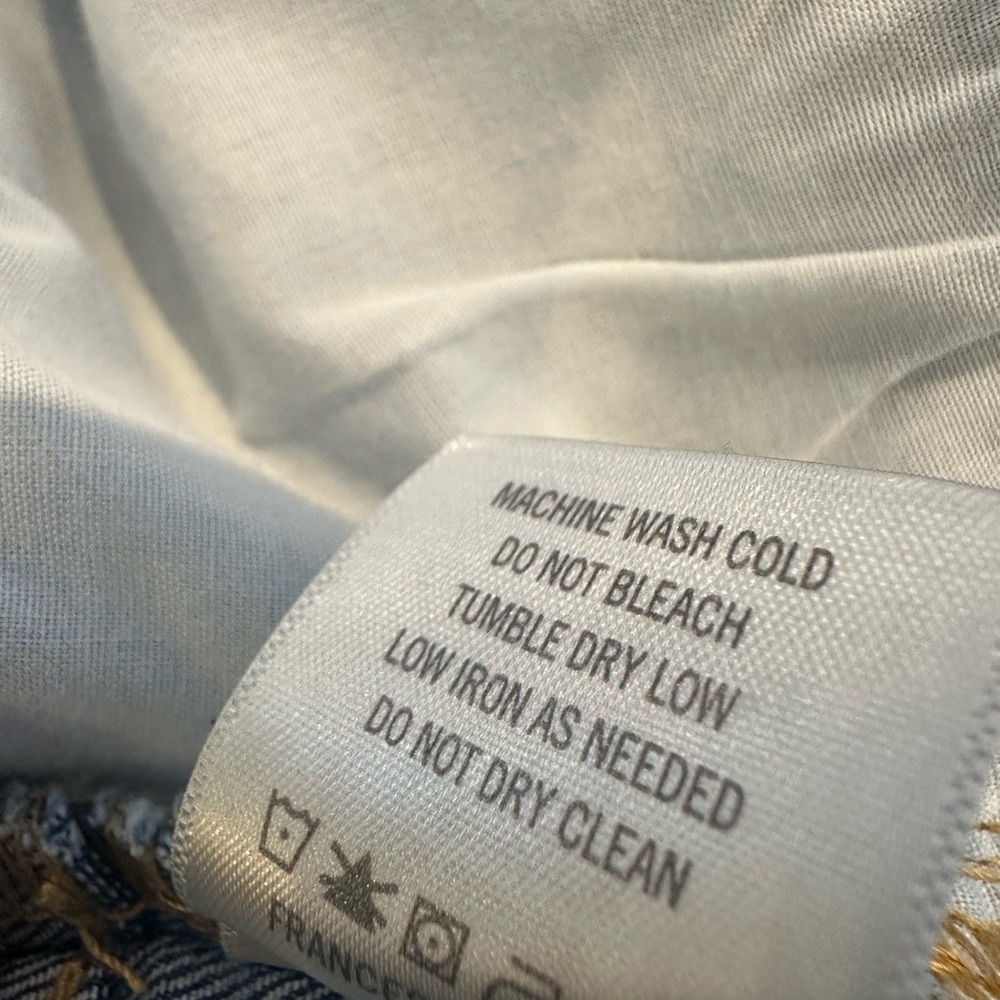 Harper Light Blue High Rise  Distressed Skinny Jeans Size 30 - Picture 6 of 10
